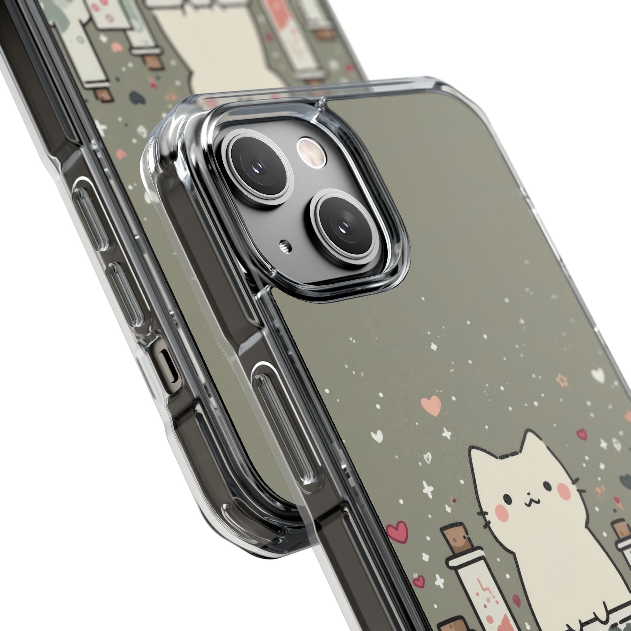 Cat Explores Potions iPhone Case - Impact