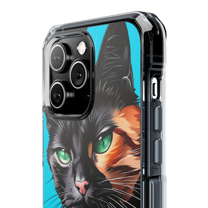 Curious Cat Stare iPhone Case - Impact