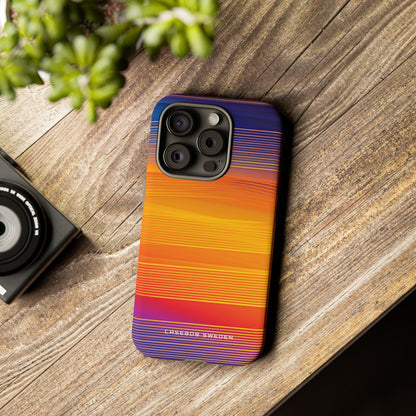 Gradient Sunset Flow iPhone 15 - Tough Phone Case