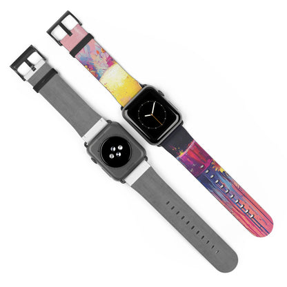 Smiley Bloom Drip - Watch Band