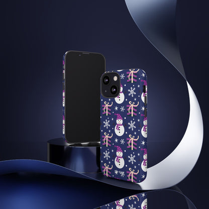 Snowmen Gift Giving - iPhone Case