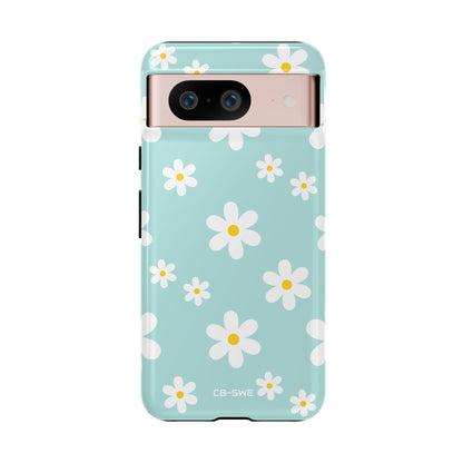 Daisies On Blue - Google Pixel Case