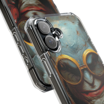 Steampunk Masked Adventurer iPhone 16 - Impact Clear+