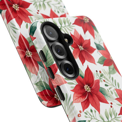 Poinsettias Bloom Bright - Samsung Case