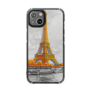 Autumnal Parisian Glow – Handyhülle für iPhone (Clear Impact – Magnetisch)