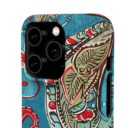 Vintage Paisley Elegance iPhone 14 - Slim Phone Case