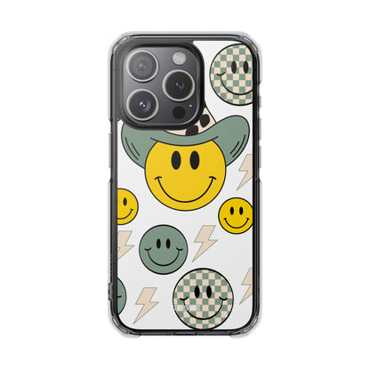 Pop Art Smiley Party iPhone Case - Impact