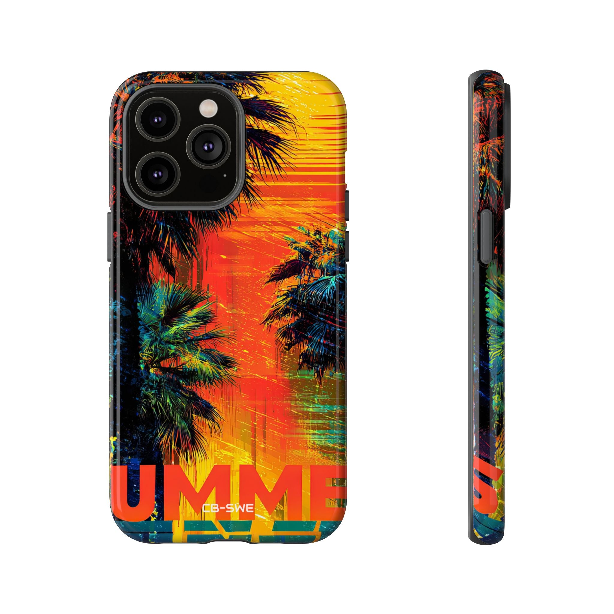 Summer Sunset Palms - iPhone Case