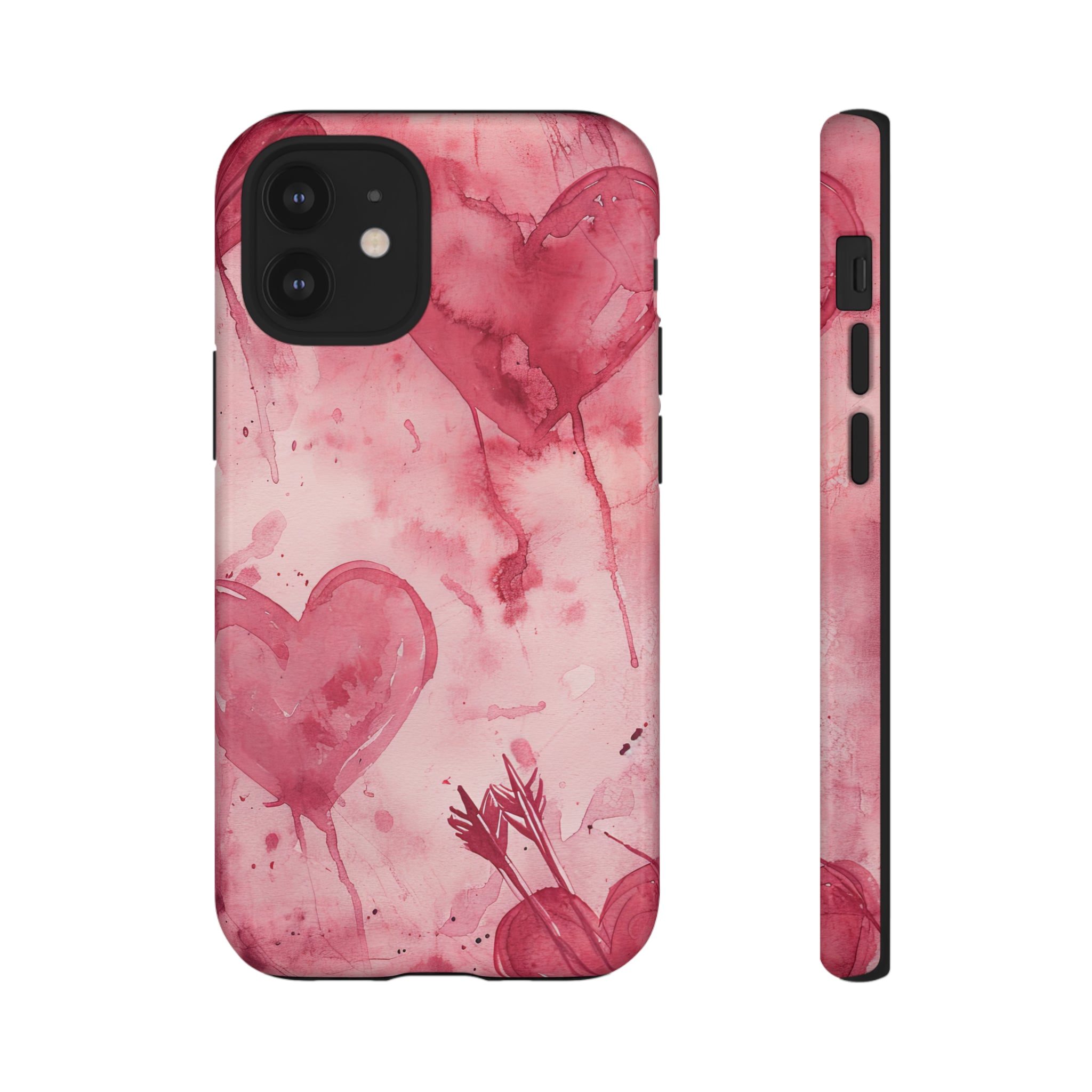 Cupid's Heart Entwined - Protective Phone Case