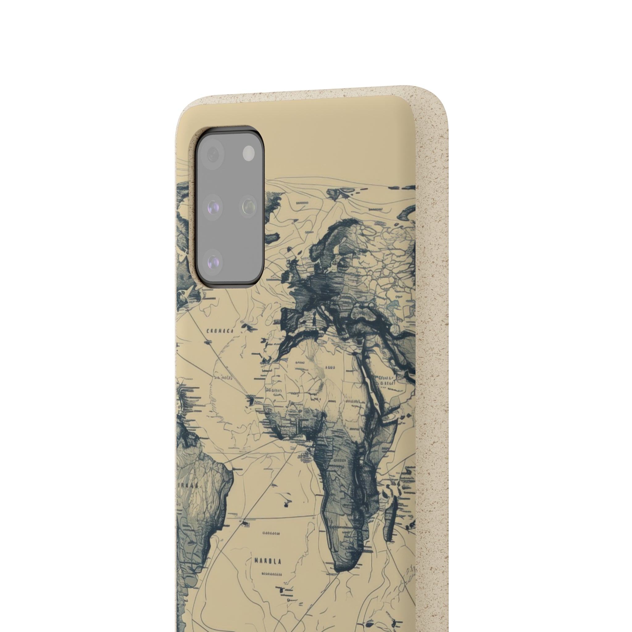 Vintage World Map | Biodegradable Phone Case