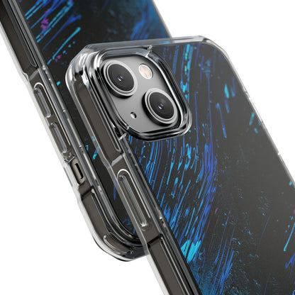 Middernachtblauwe Stromen iPhone 14 - Impact Clear+