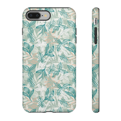 Light Green Leaf - Protective Phone Case