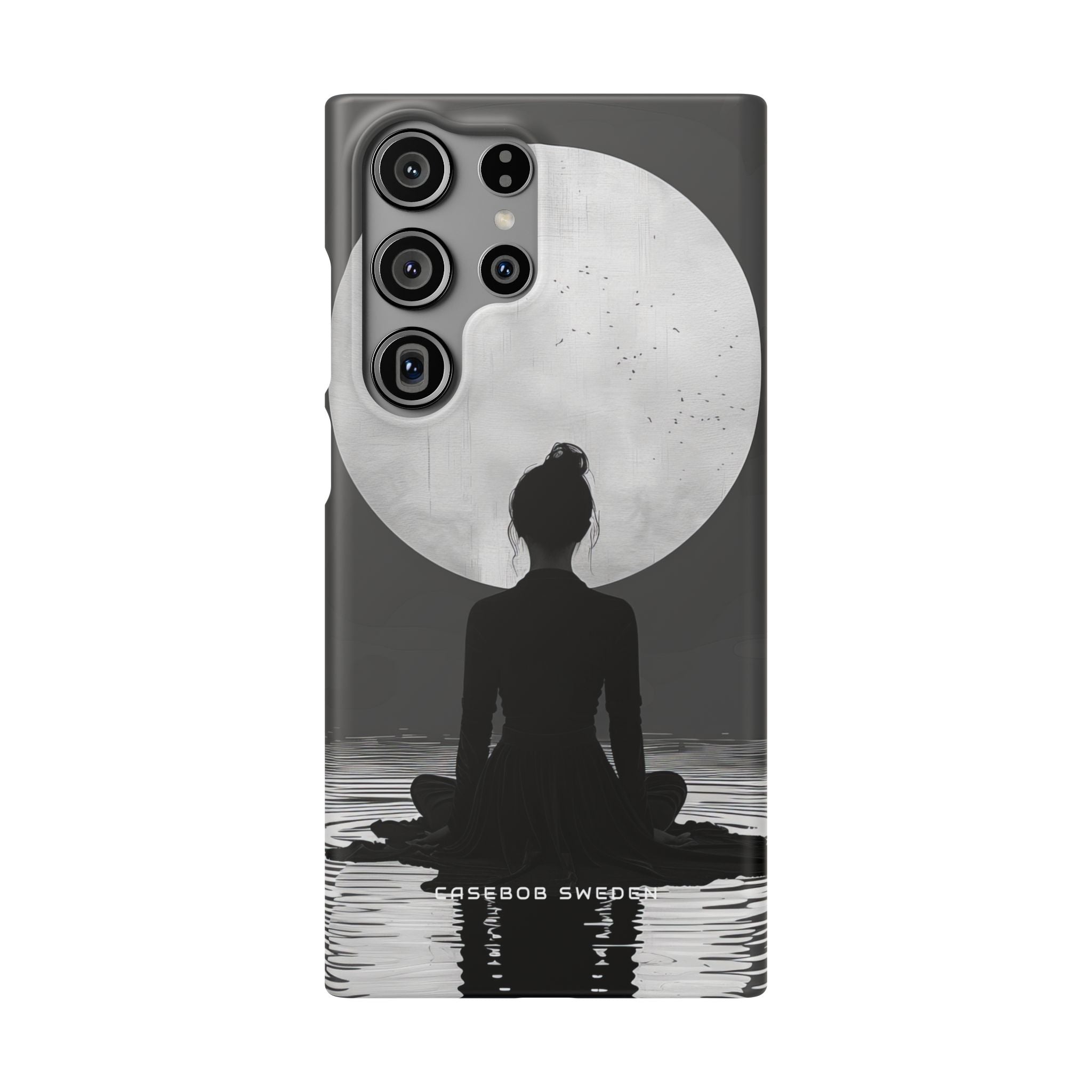 Zen Serenity Moon Reflection Samsung S23 - Slim Phone Case