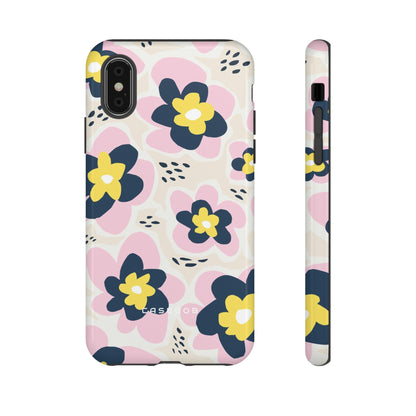 Pink Happy Flower - Protective Phone Case