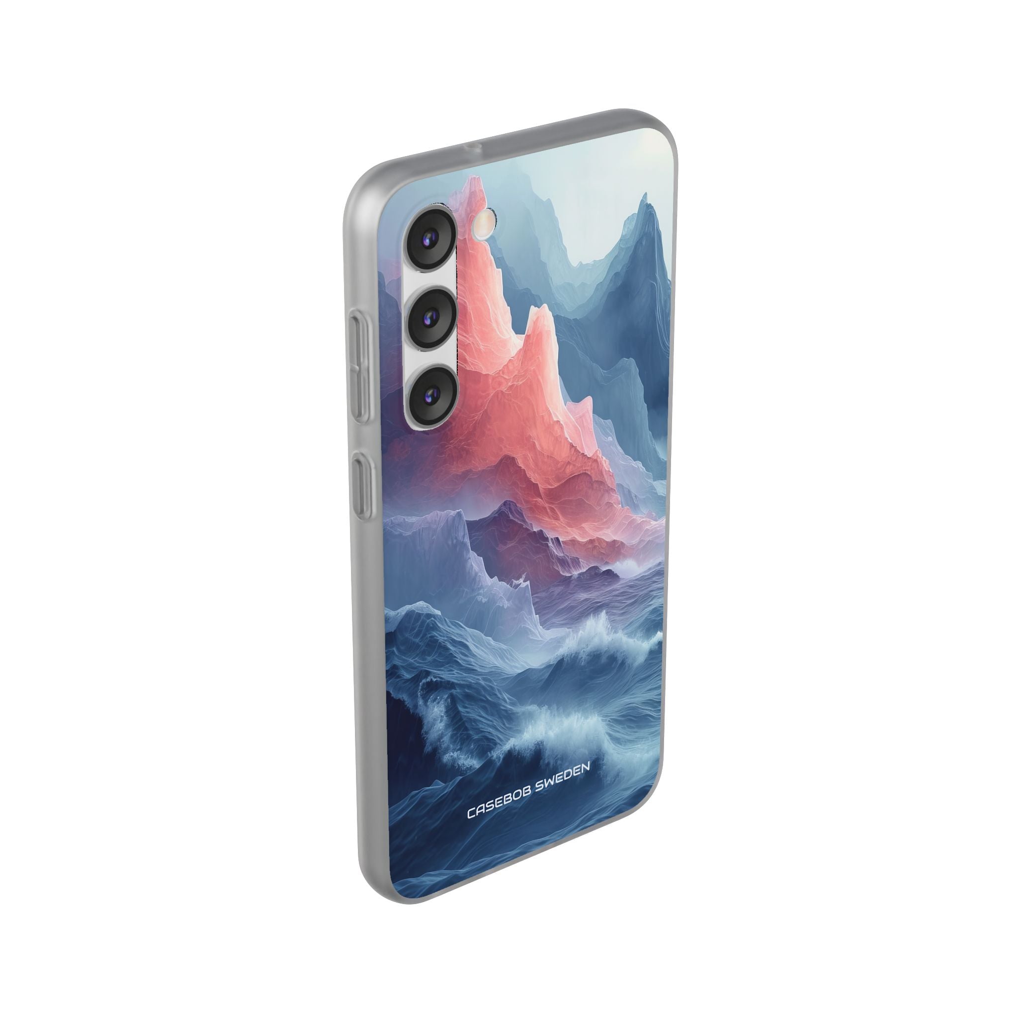 Mountain Wave Serenity - Flexi Samsung S23 Phone Case