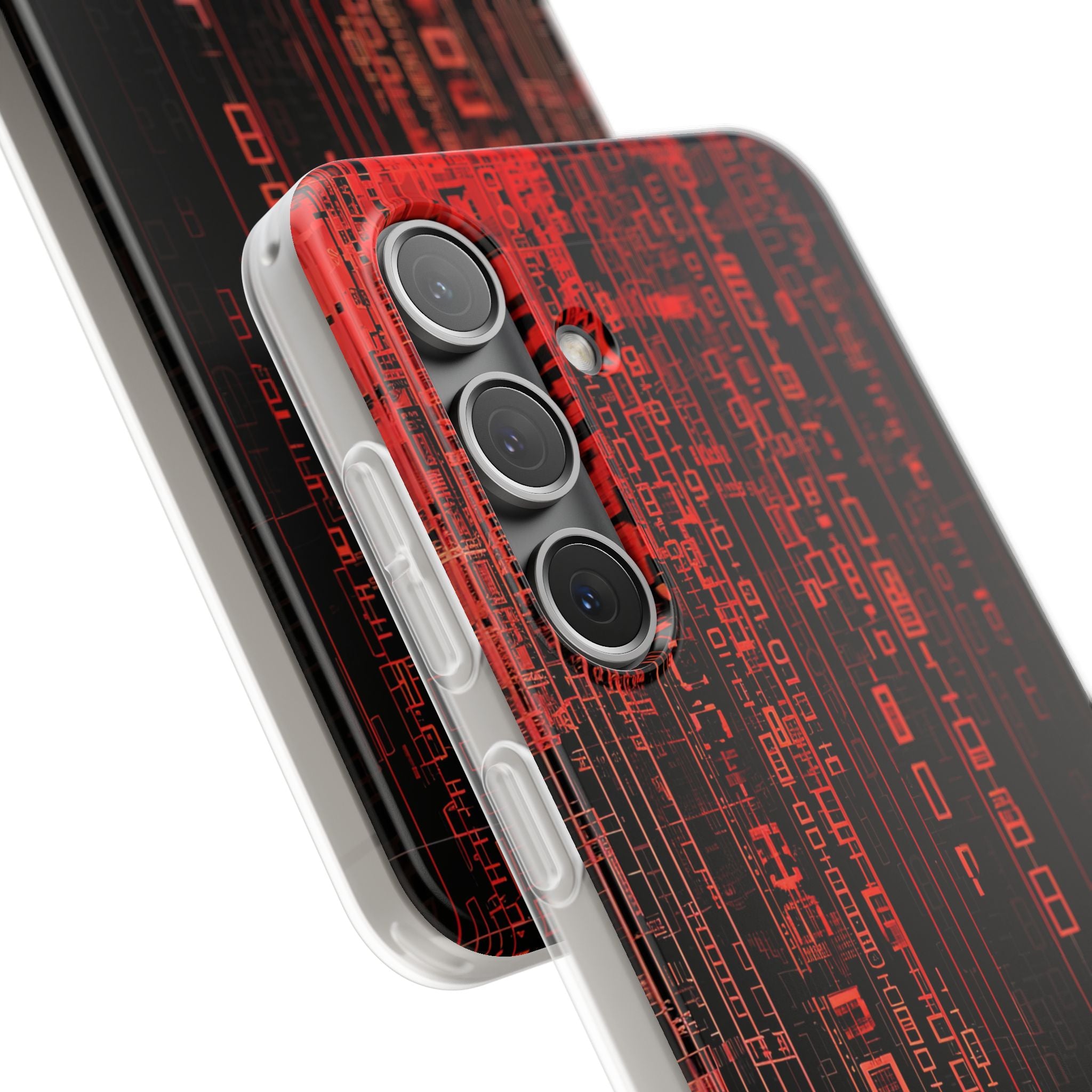 Crimson Glyphs Samsung S24 Case - Soft