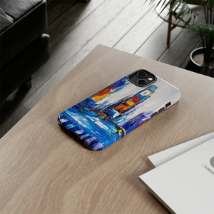 Oil Painting - City View of New York - Protective Phone Case