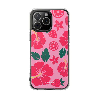 Tropical Hibiscus Harmony iPhone Case - Impact