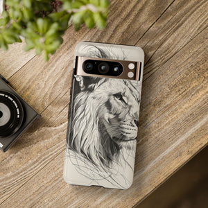 Majestic Lion: Minimalist Elegance - for Google Pixel 8