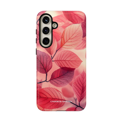 Pink Purple Nature Pattern - Tough Samsung S24 Phone Case