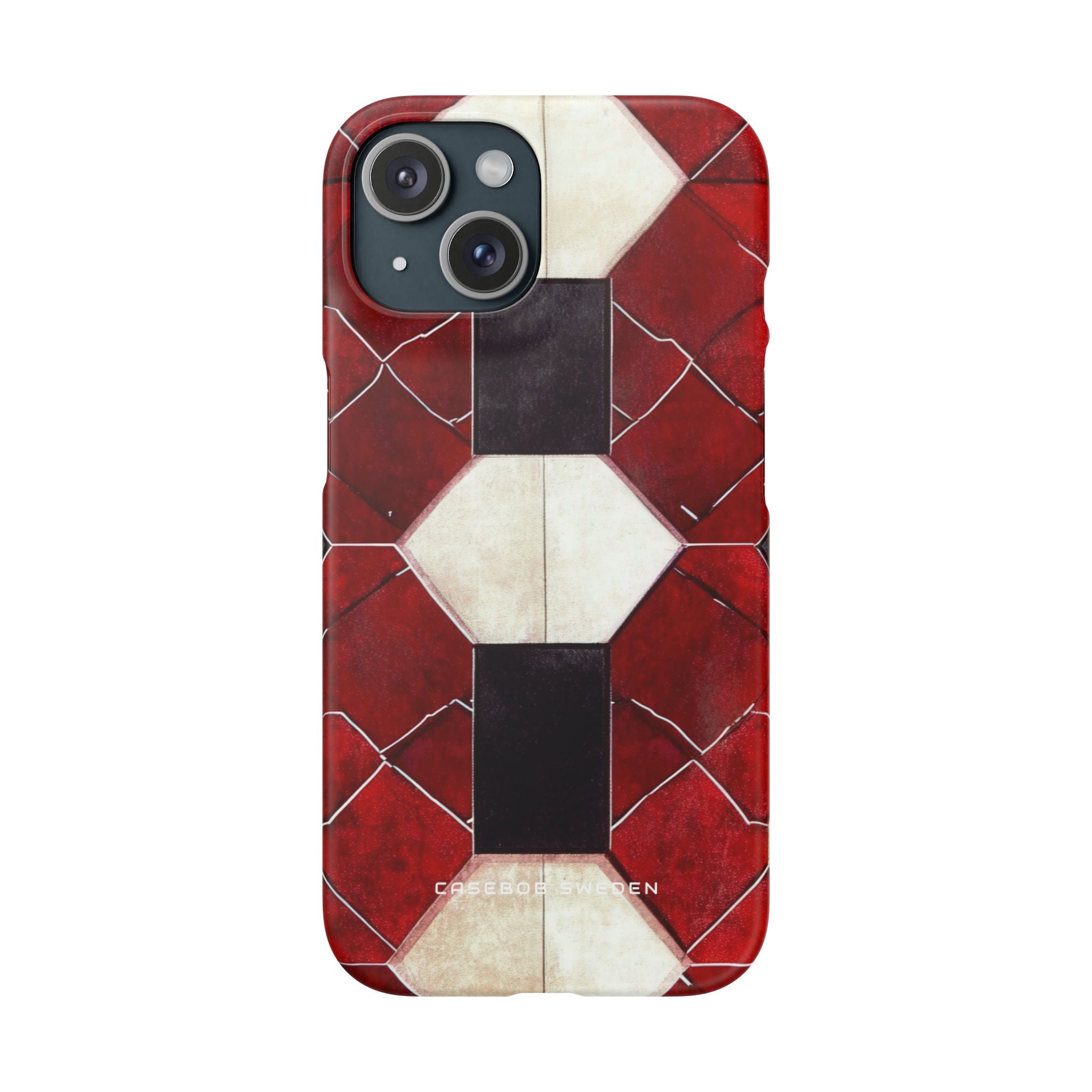 Gothic Hexagon Symmetry iPhone 15 - Slim Phone Case