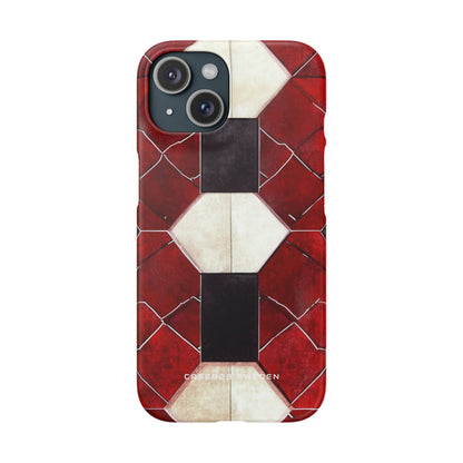 Gothic Hexagon Symmetry iPhone 15 - Slim Phone Case