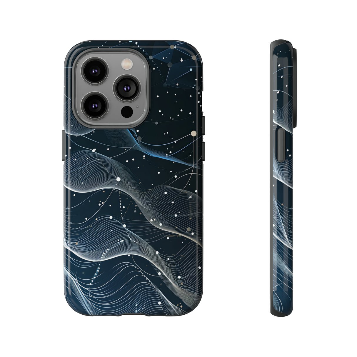 Connectivity Wave: Network Gradient - Protective Phone Case