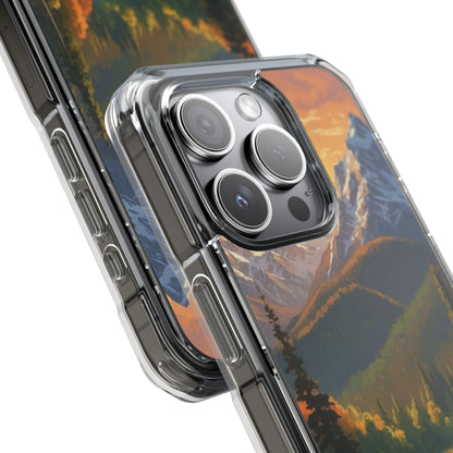 Mountain Reflections Glimmer iPhone Case - Impact