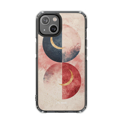 Crescents Embrace Stars iPhone Case - Impact