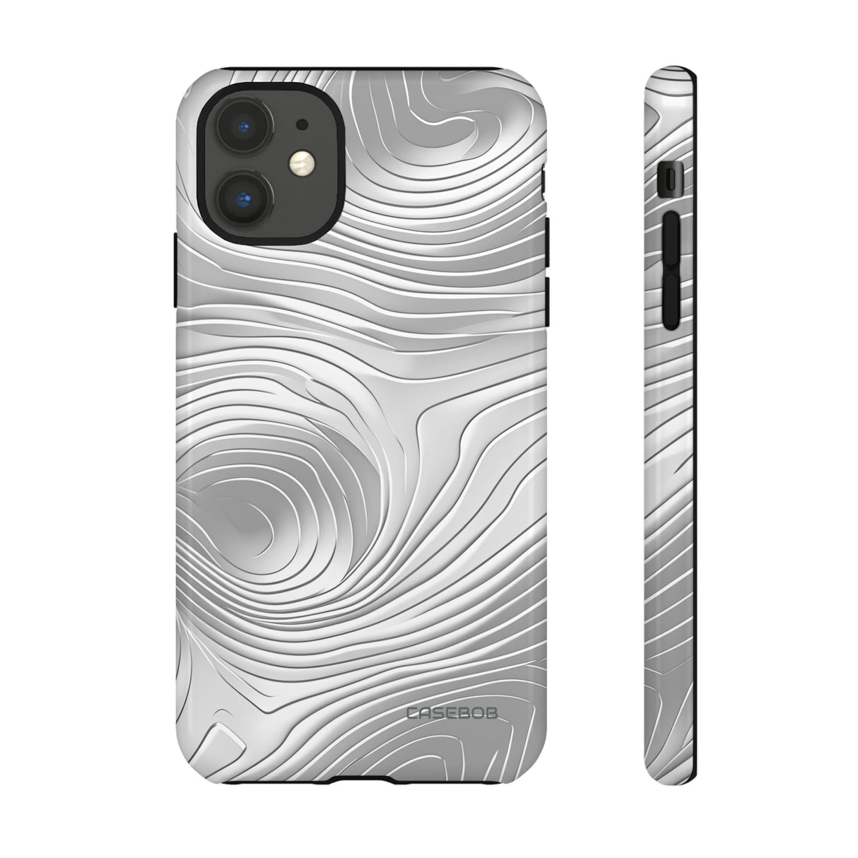 Sleek Grey Minimalism - Protective Phone Case