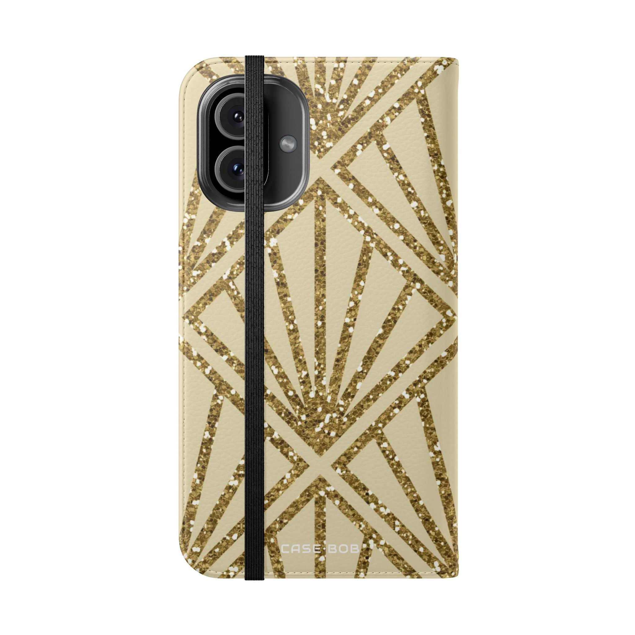 Golden Fan Sparkle - iPhone 16 Plus Case - Wallet