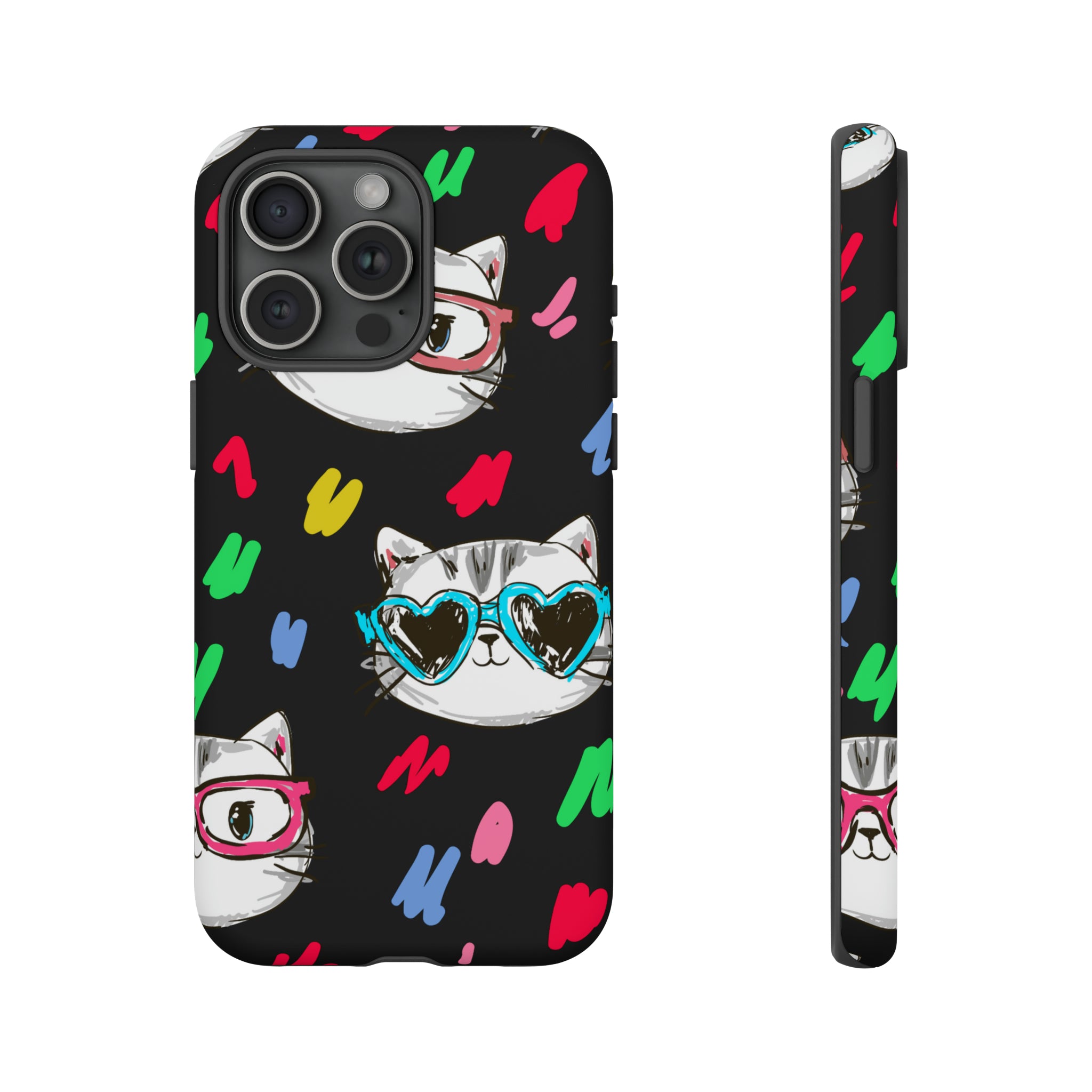 Cat Coloring - Protective Phone Case