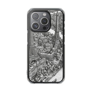 Timeless Cityscape - Phone Case for iPhone (Clear Impact - Magnetic)