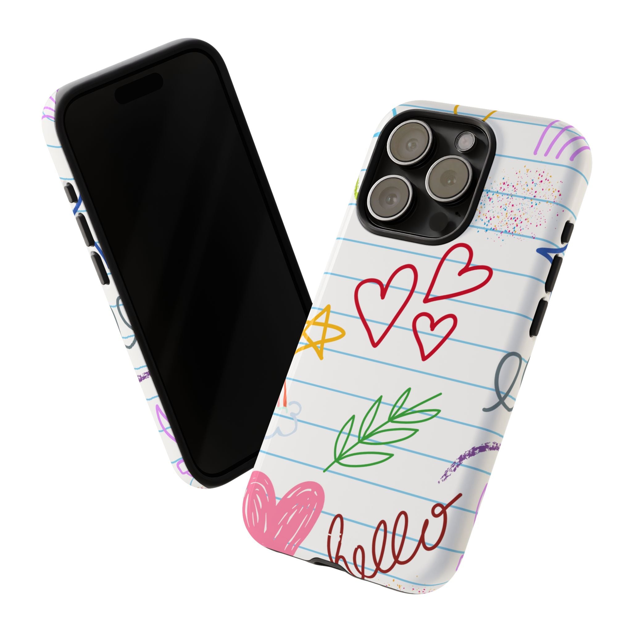 Hearts Dance Happily - iPhone Case
