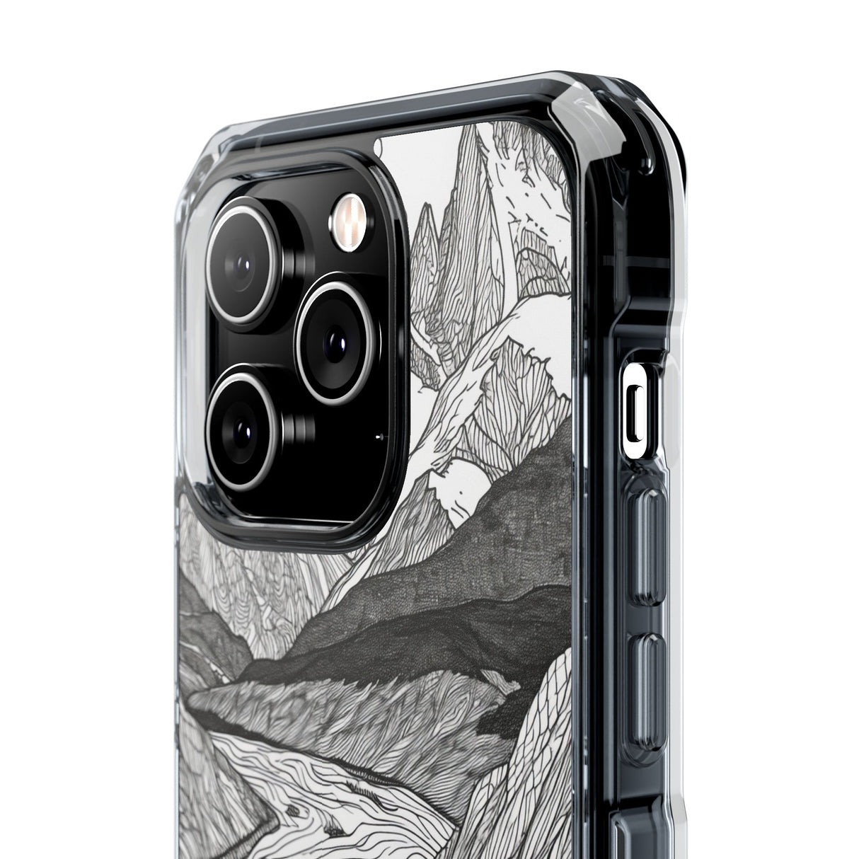 Mountain Tranquility - Phone Case for iPhone (Clear Impact - Magnetic)