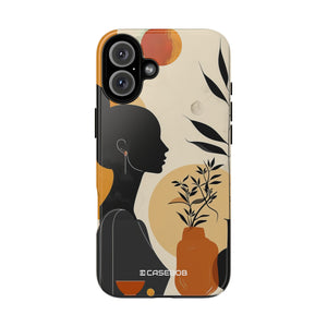 Serene Silhouette in Warm Hues - for iPhone 16