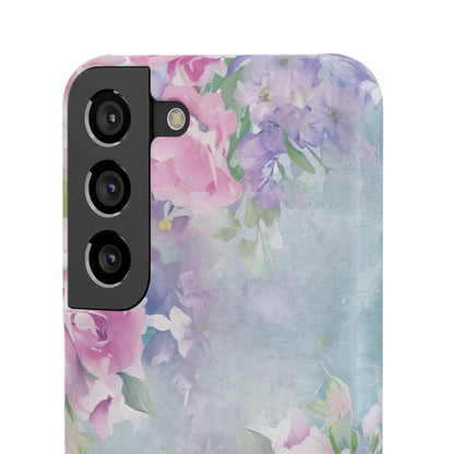 Dreamy Floral Watercolor - Slim Samsung S22 Phone Case