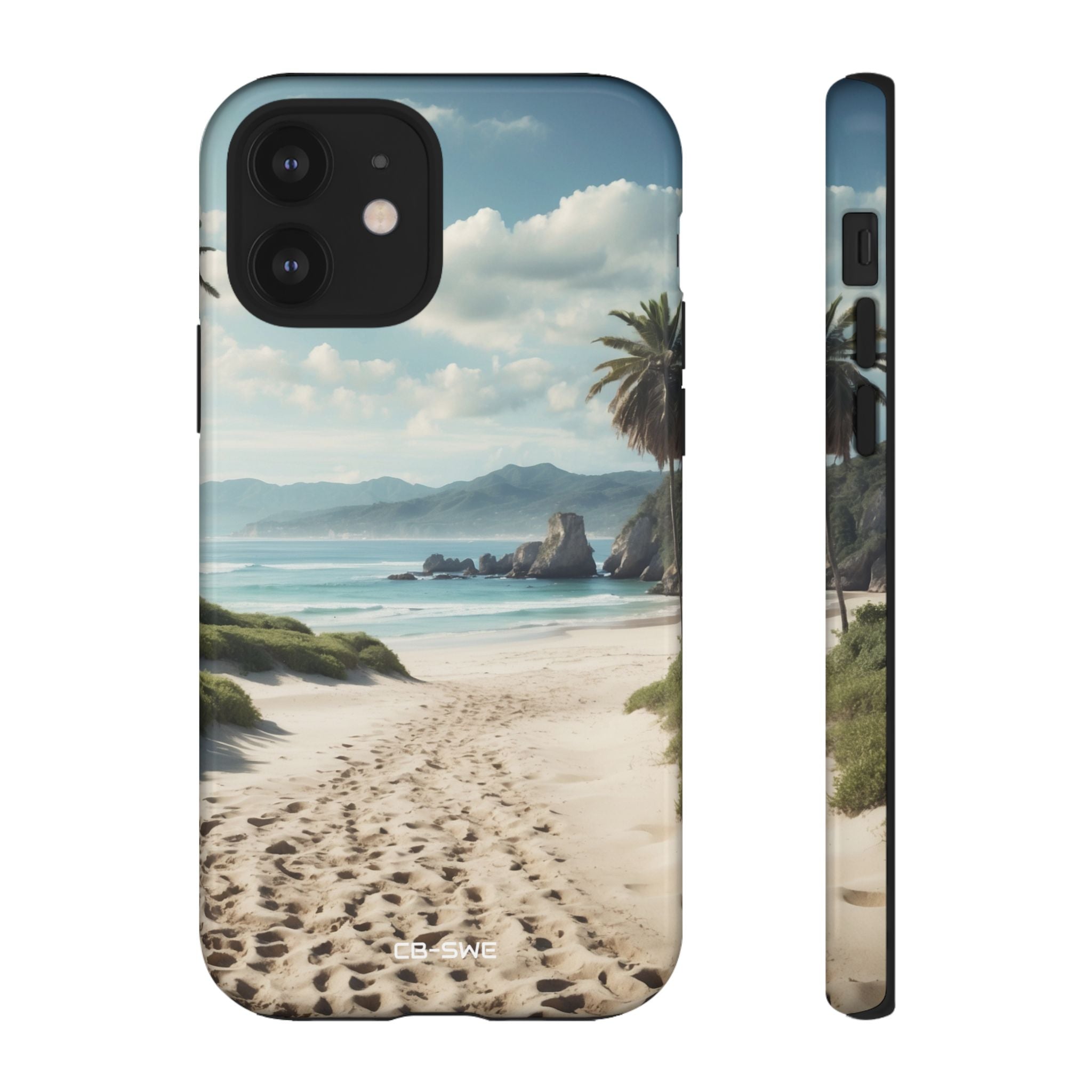 Footprints Trace Sand - iPhone Case