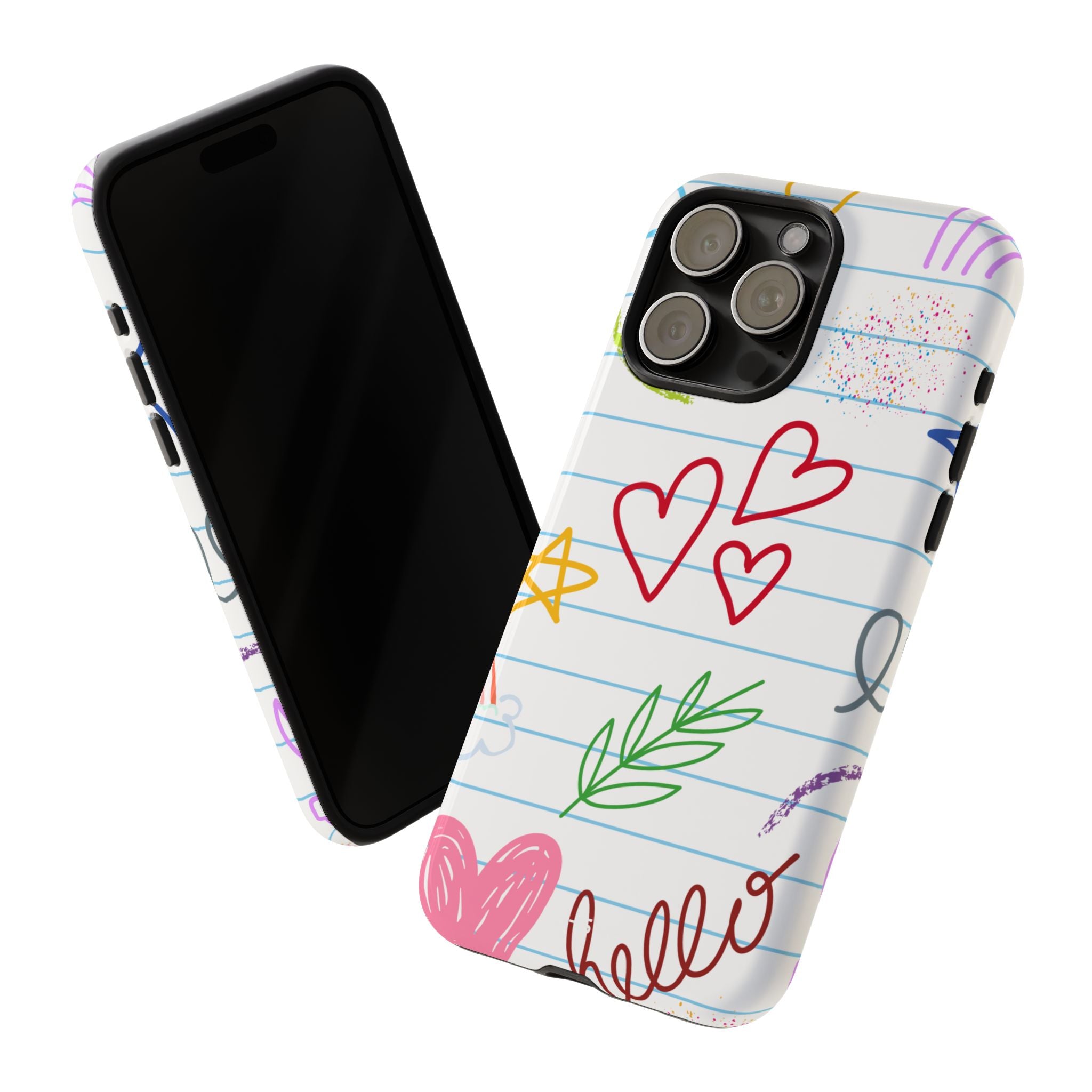 Hearts Dance Happily - iPhone Case