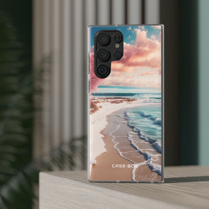 Pink Tree Breeze Samsung S22 Ultra Case - Soft