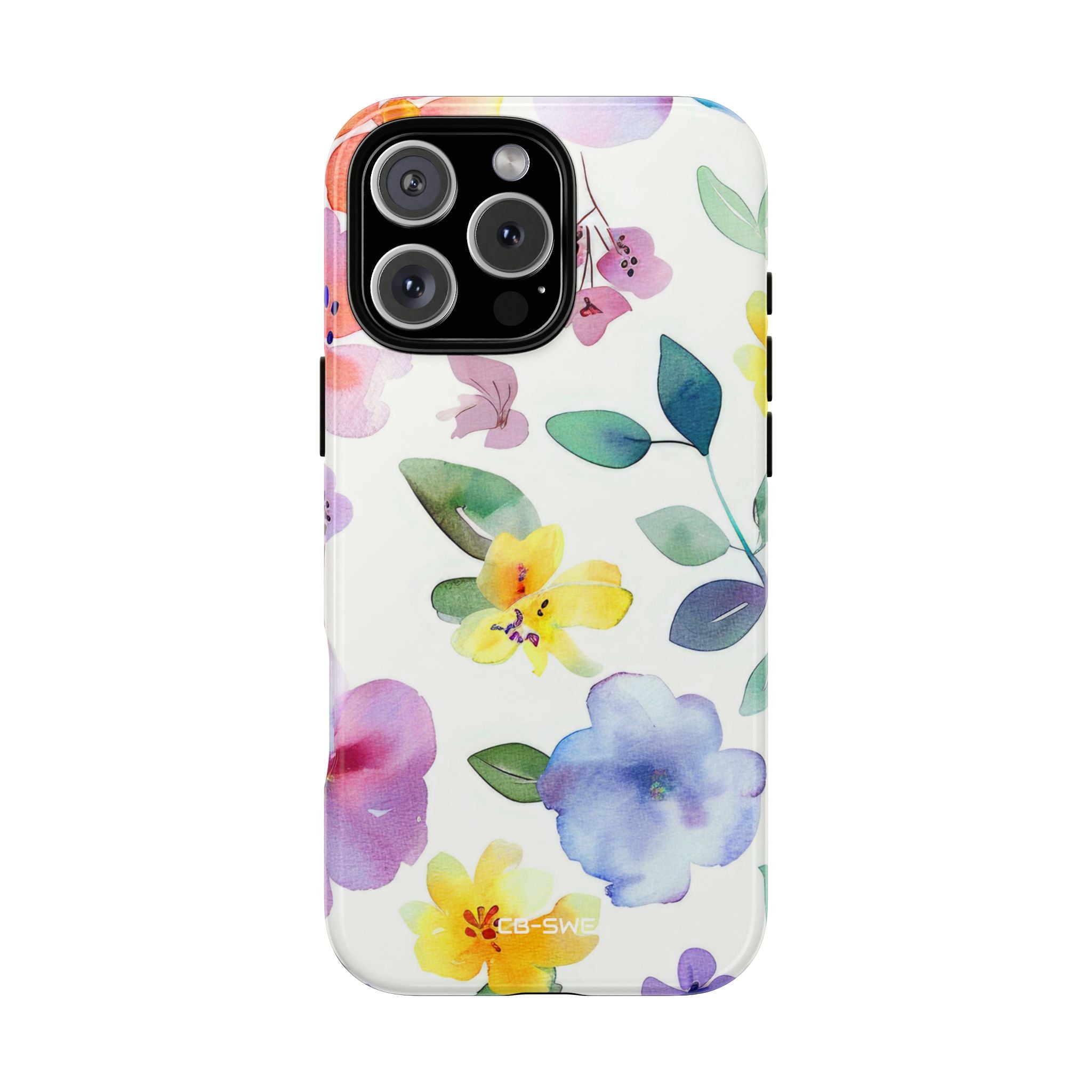Whimsical Watercolor Florals - iPhone Case