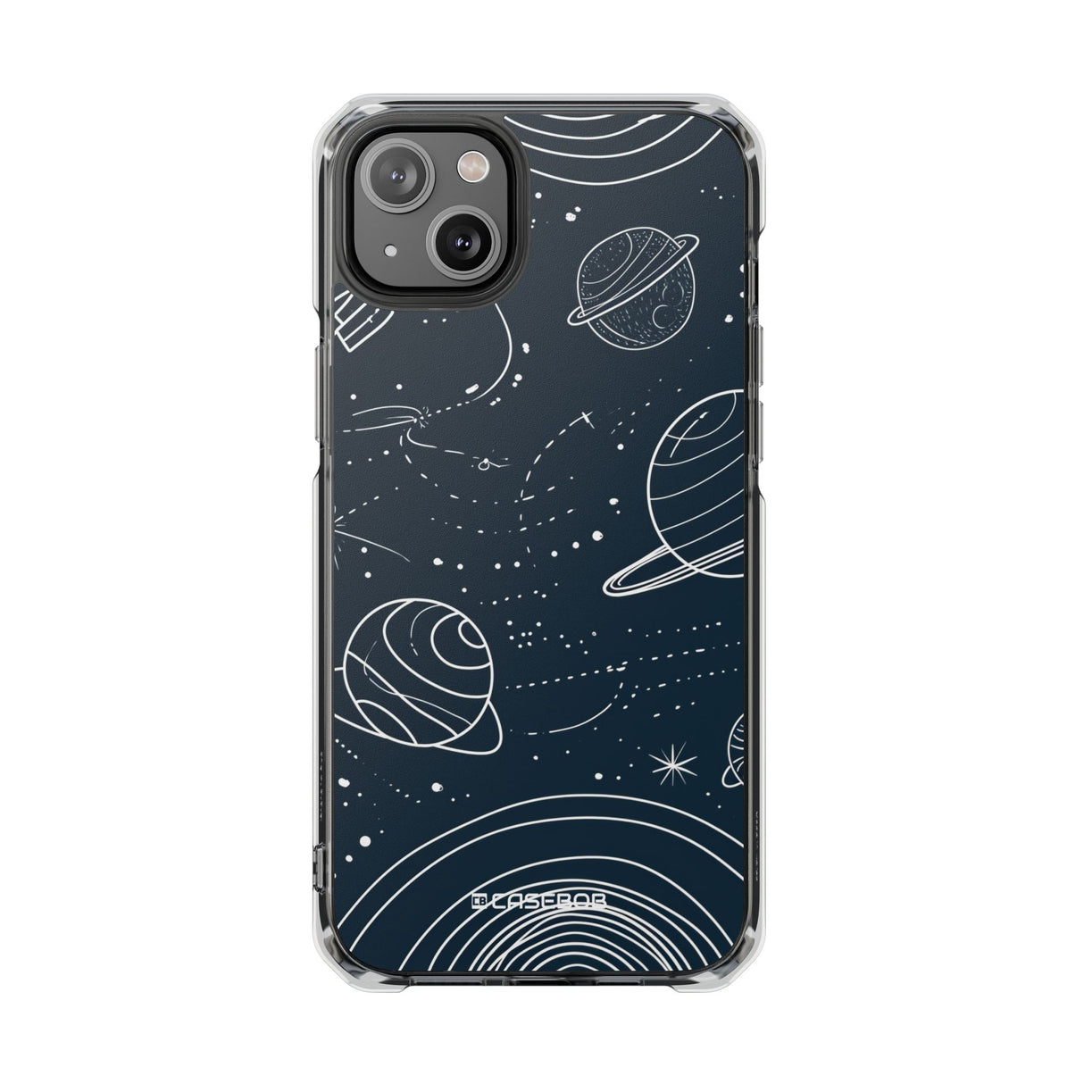 Cosmic Wanderer – Handyhülle für iPhone (Clear Impact – Magnetisch)