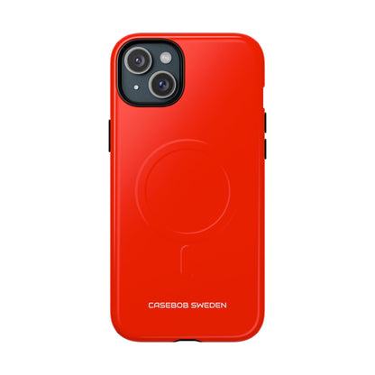 Scarlet Red - Tough + MagSafe® iPhone 15 Phone Case