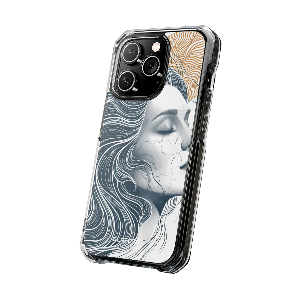 Serene Abstraction - Phone Case for iPhone (Clear Impact - Magnetic)