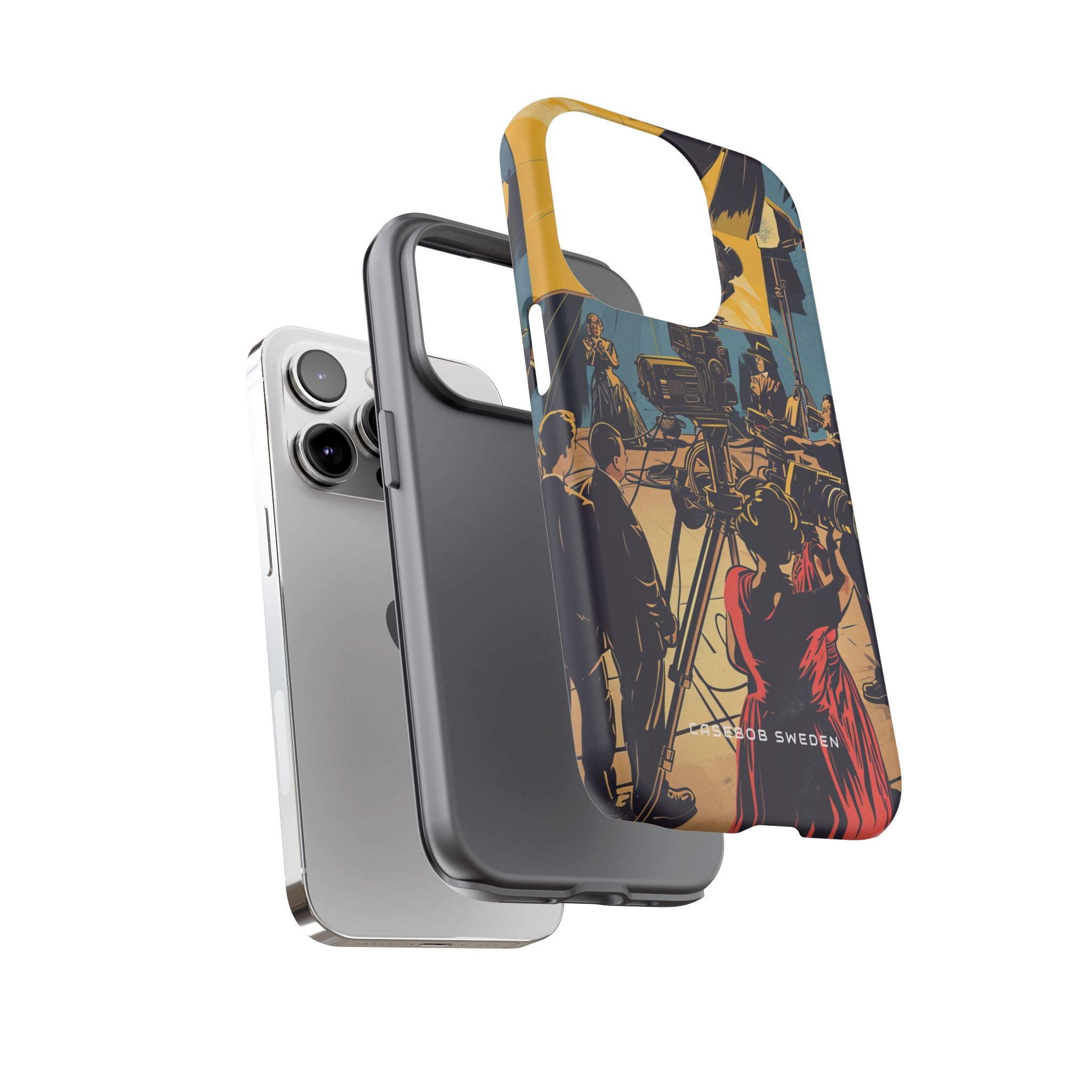 Golden Era Cinematic Spotlight iPhone 14 - Tough Phone Case