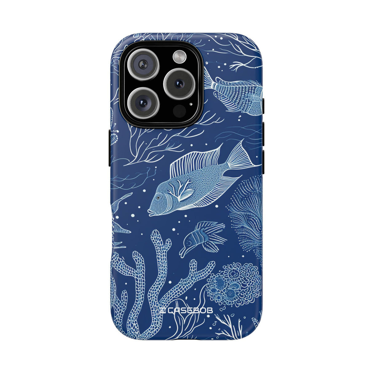 Underwater Serenity: Intricate Line Art - for iPhone 16