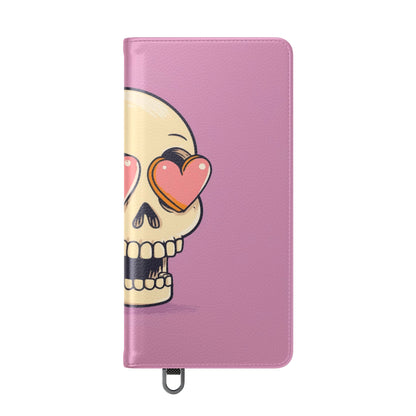 Heart Eyes Skull - Samsung S25 Ultra Case - Lompakko
