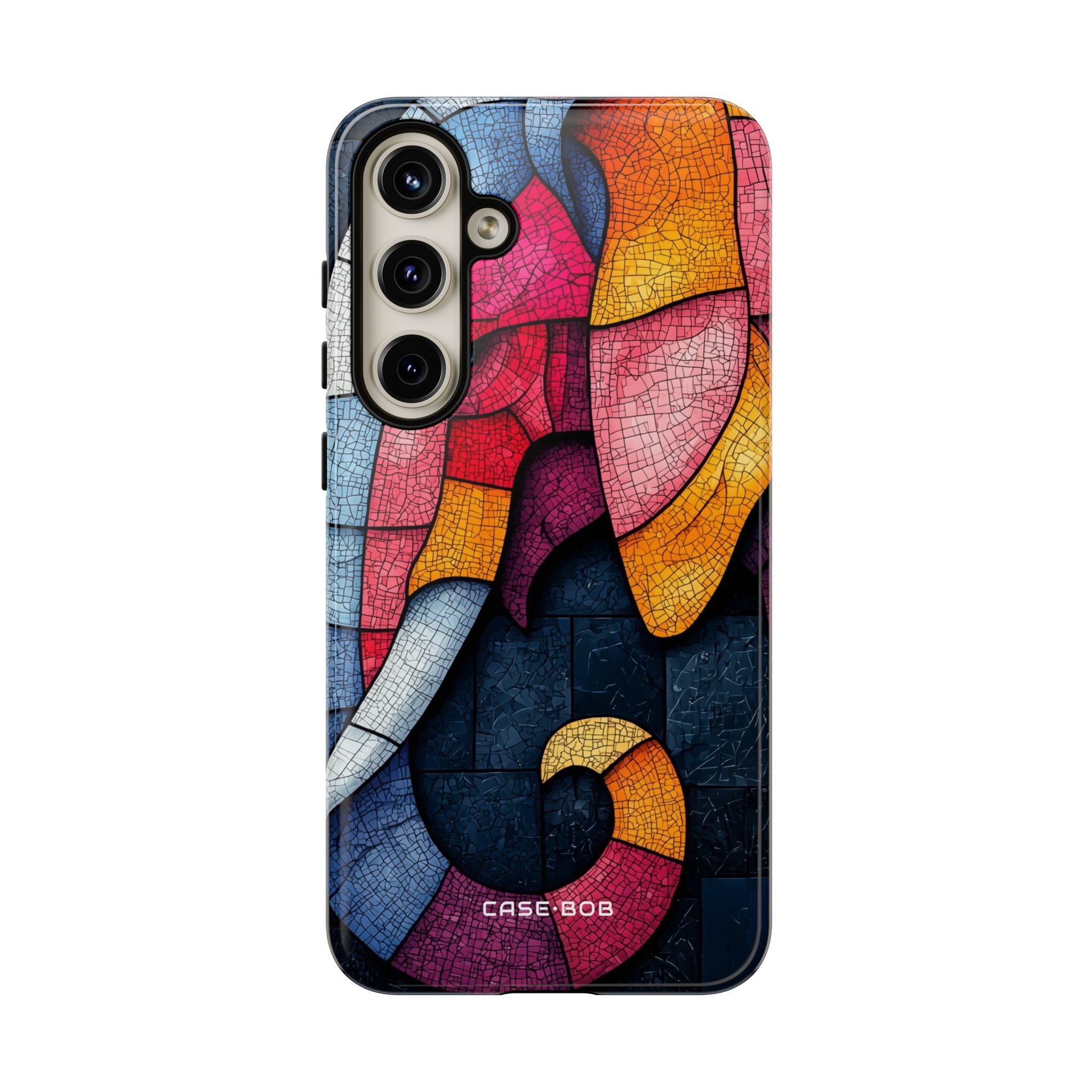 Elephant Mosaic Samsung S24 Plus Case - Tough