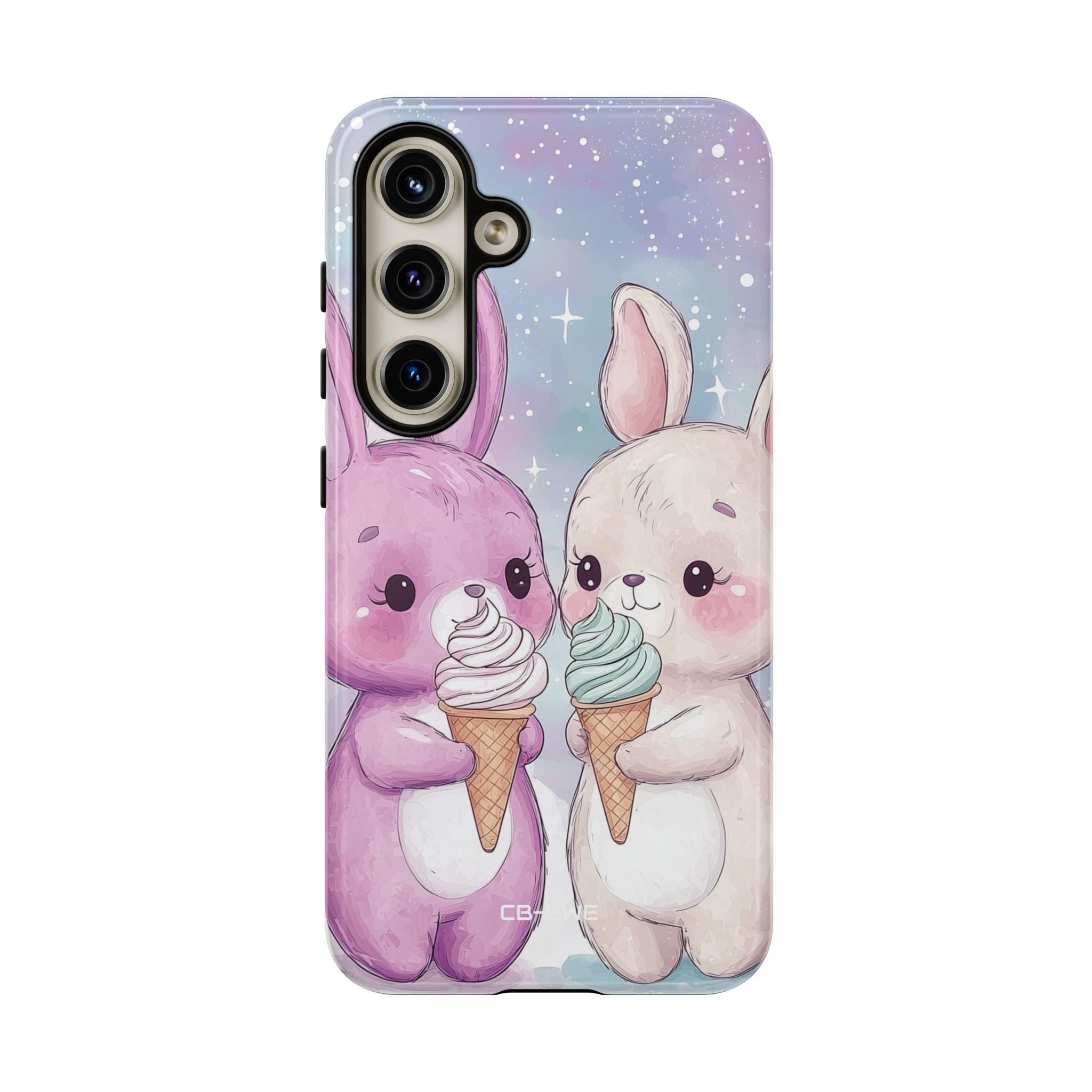 Rabbits Enjoy Ice Cream - Samsung Case