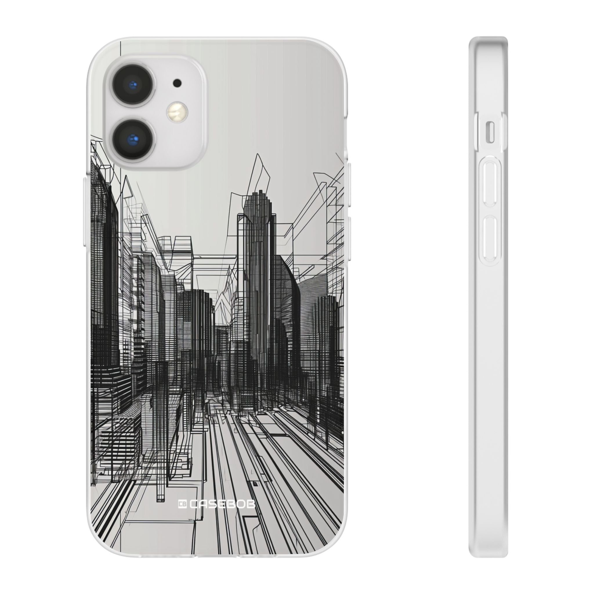 Urban Wireframe | Flexible Phone Case for iPhone